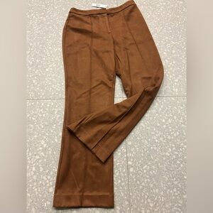 New Tahari Camel Straight-Leg Trousers